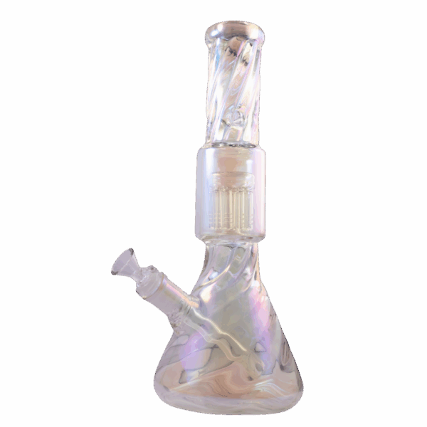 Bong de Vidrio Tornasol con Cámara Pistola – 26 cm