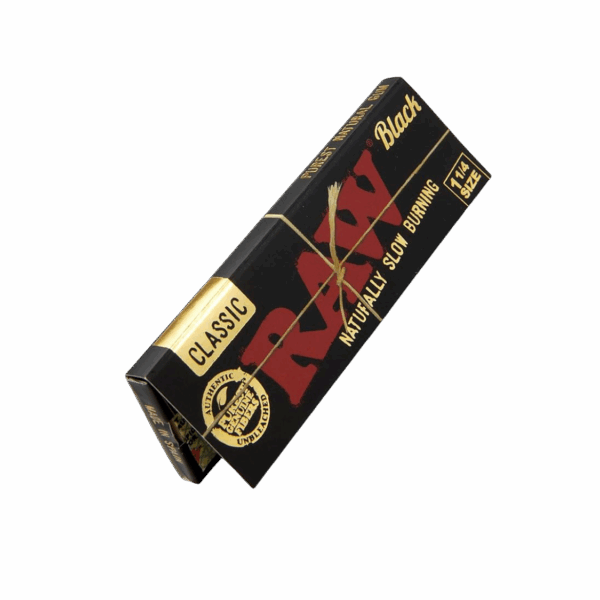 RAW Black 1 1/4 – Rolling Papers