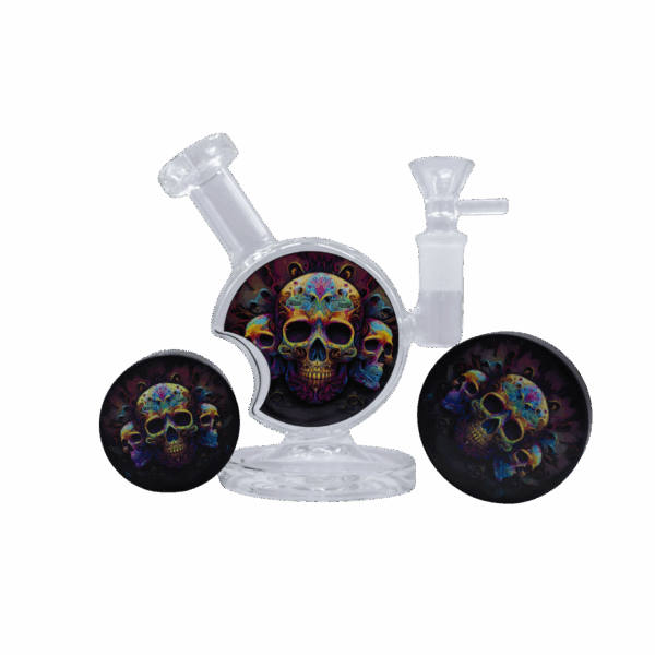 184 Kit Bong con Estuche Redondo