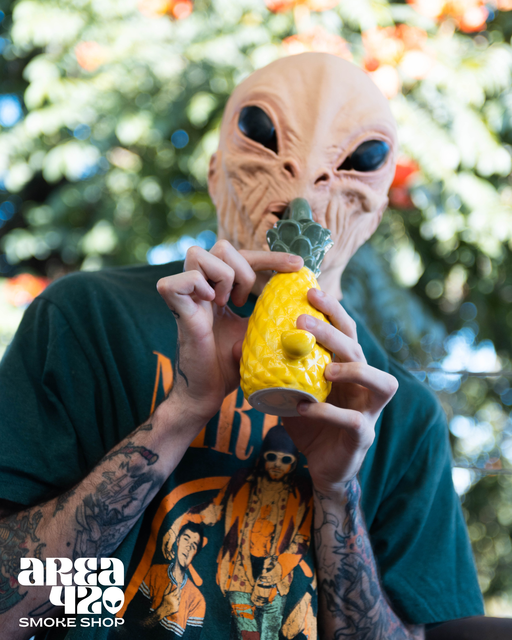 Bong Piña Solar Cerámica 18cm